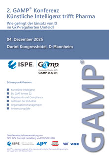 2. GAMP® Konferenz Künstliche Intelligenz trifft Pharma