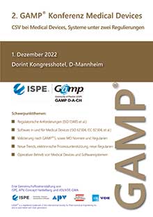 Programm der 2. GAMP® Konferenz Medical Devices als PDF